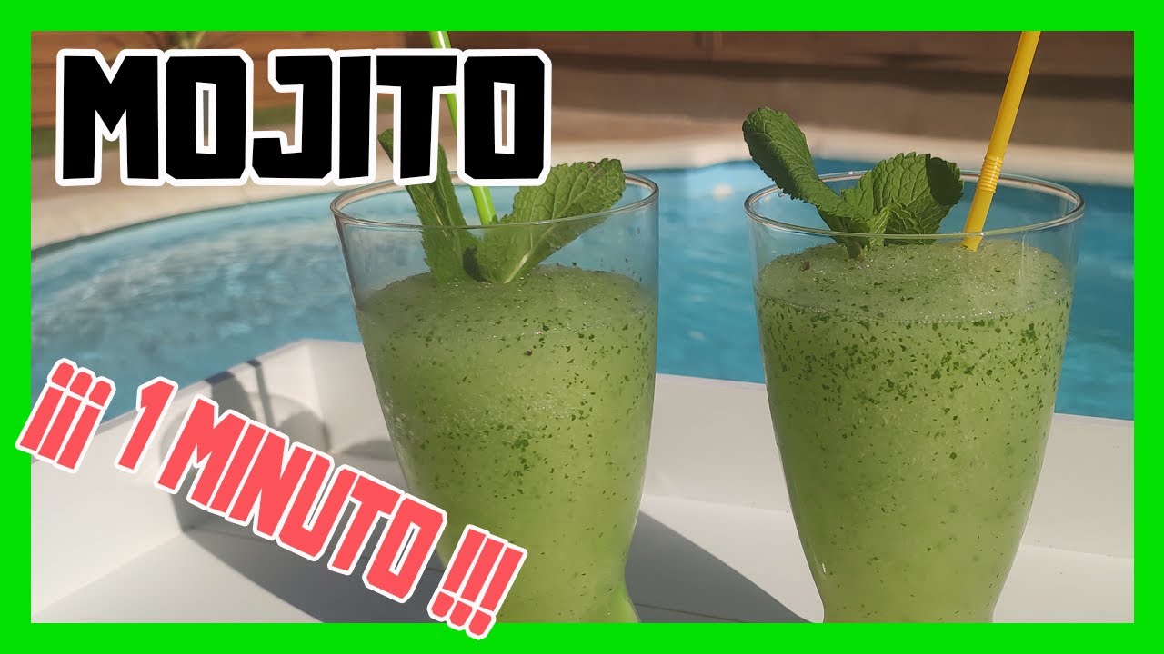 🍸🍸🍸 SORBETE DE MOJITO 🍸🍸🍸hecho con THERMOMIX en 1 minuto |TM31 |TM5 |TM6
