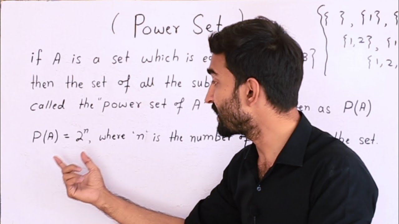 Power Set| What is a Power Set?| Hindi/Urdu| MathUse