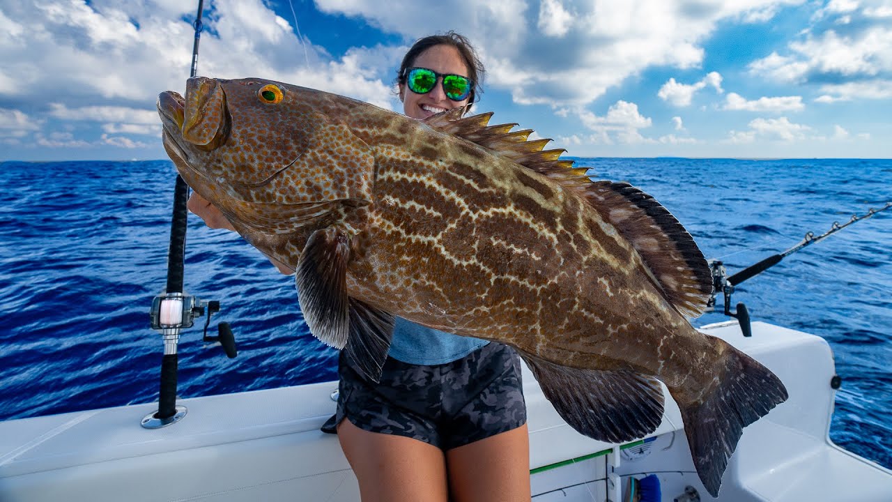 BIG BLACK GROUPER and a LOT of HEARTBREAK! Catch, Clean, Cook!