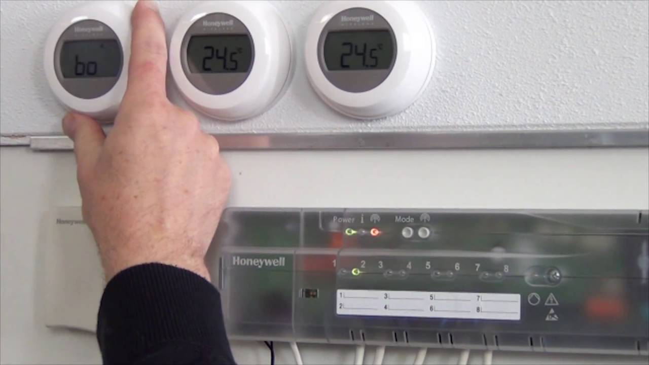Round wireless met HCE80 combineren | Honeywell Home