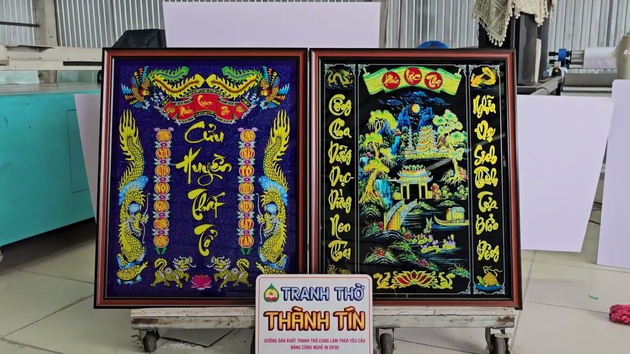 Cửu Huyền Thất Tổ làm theo yêu cầu Tranh Thờ Thành Tín 0902603113 