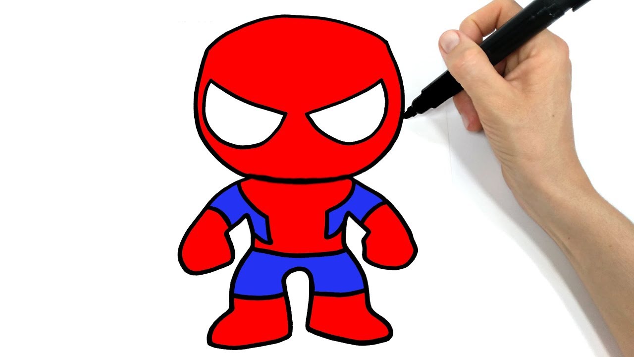 Spiderman Funko POP | Dibujar Fácil Paso a Paso