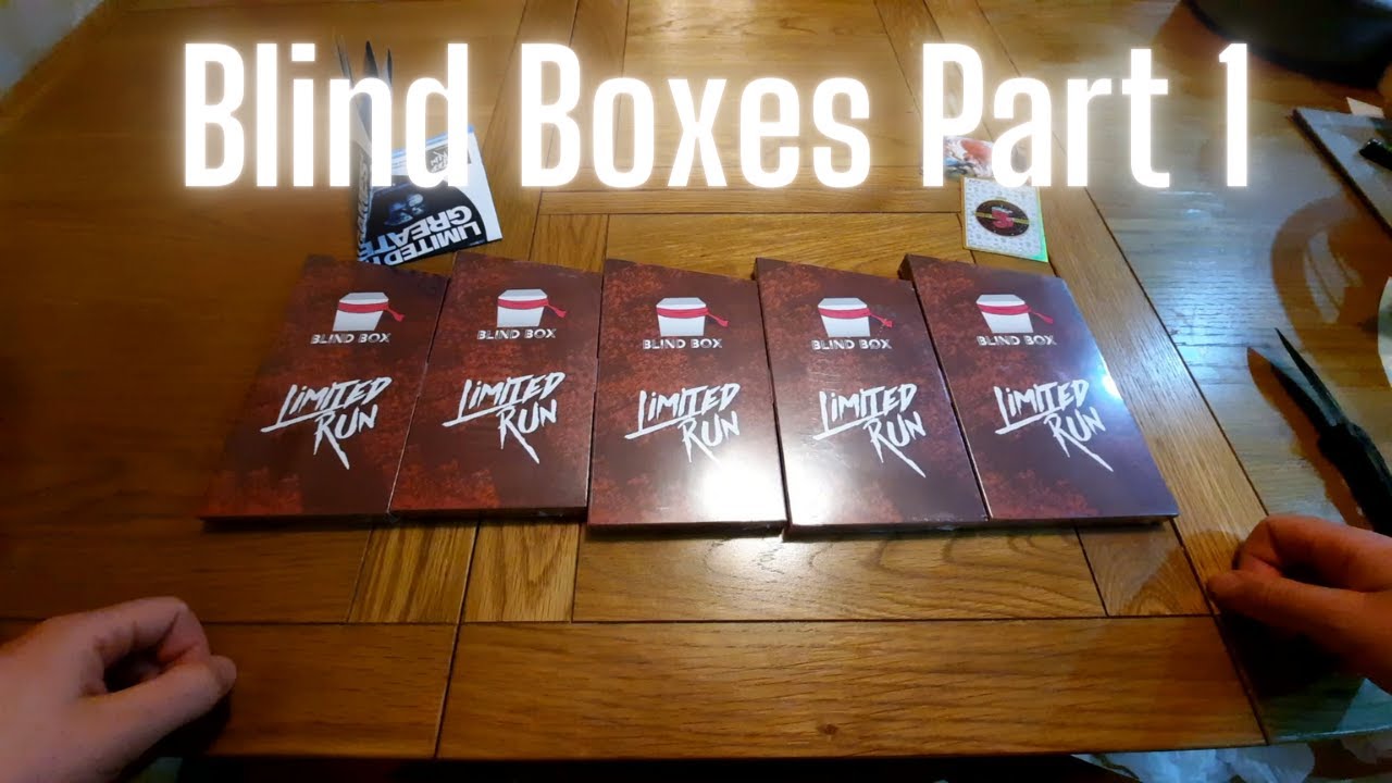 Limited Run Games Blind Box Unboxing Part 1