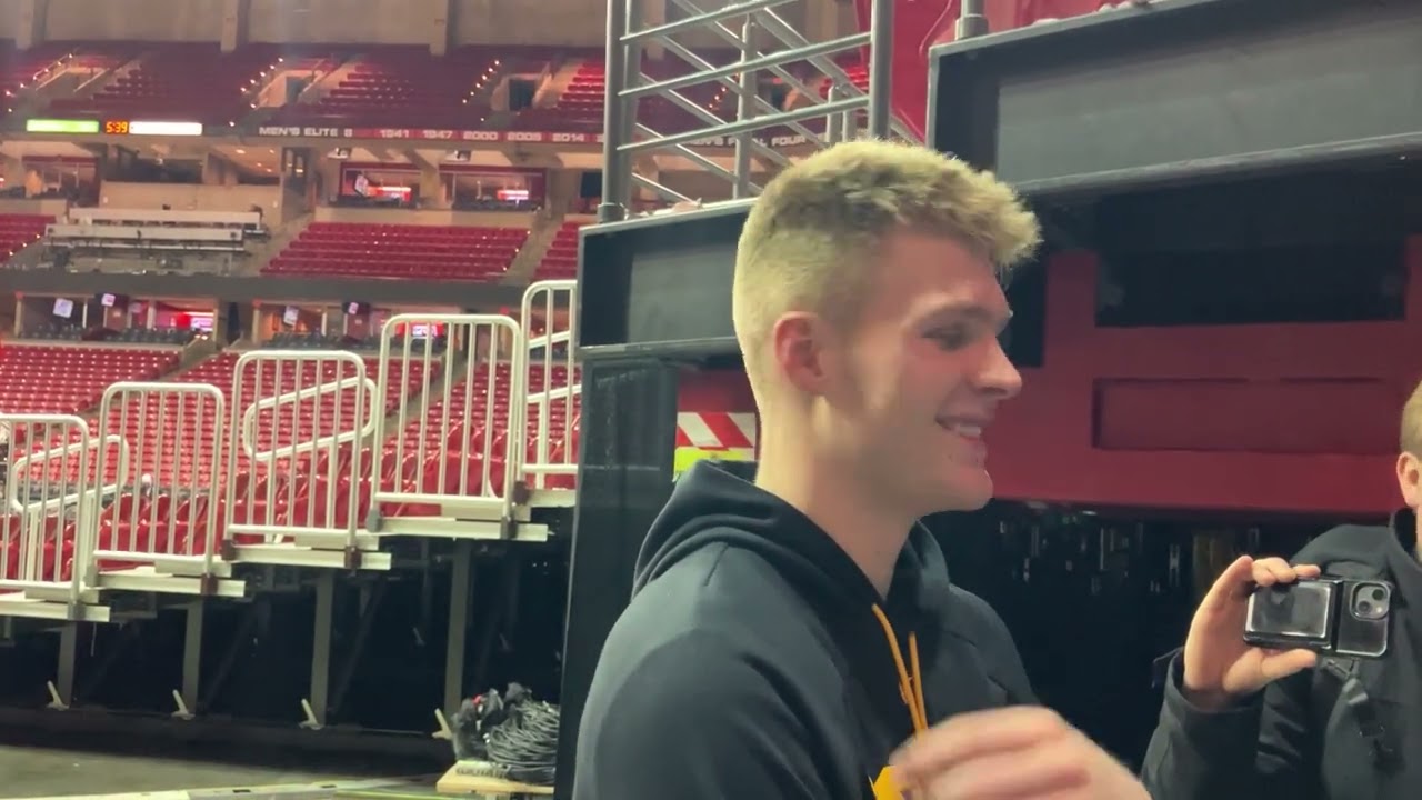 Bennett Stirtz Wisconsin postgame 