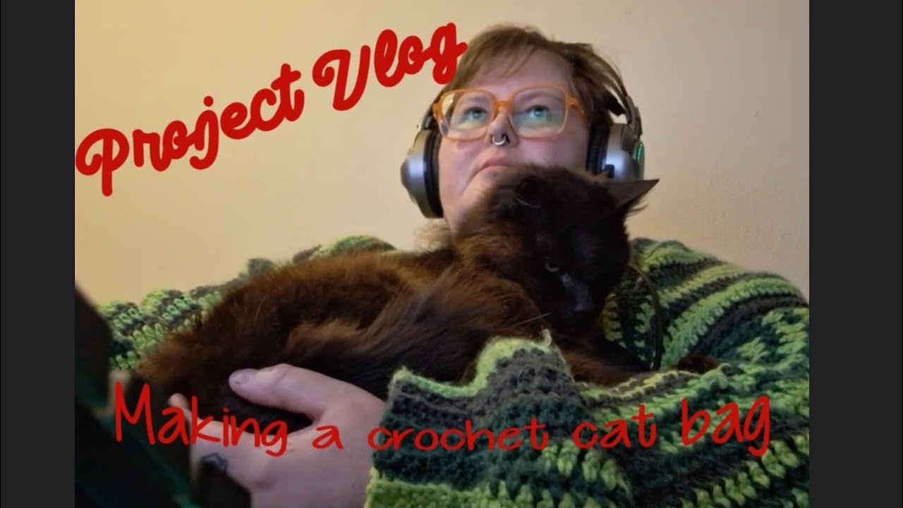Project vlog- Making a cat bag for my 19 year old cat Luci