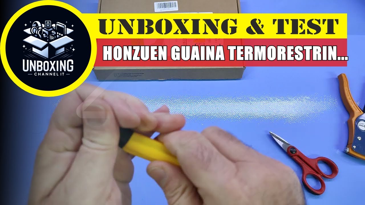 Guaina Termorestringente con Adesivo,Guaine Termorestringenti Nero HONZUEN