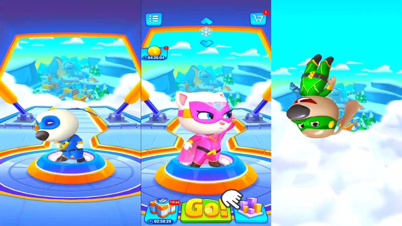 PLAY GAME! THREE 🎮🏃💨 Tom Hero Dash: The Ultimate Action Adventure Against Raccoon