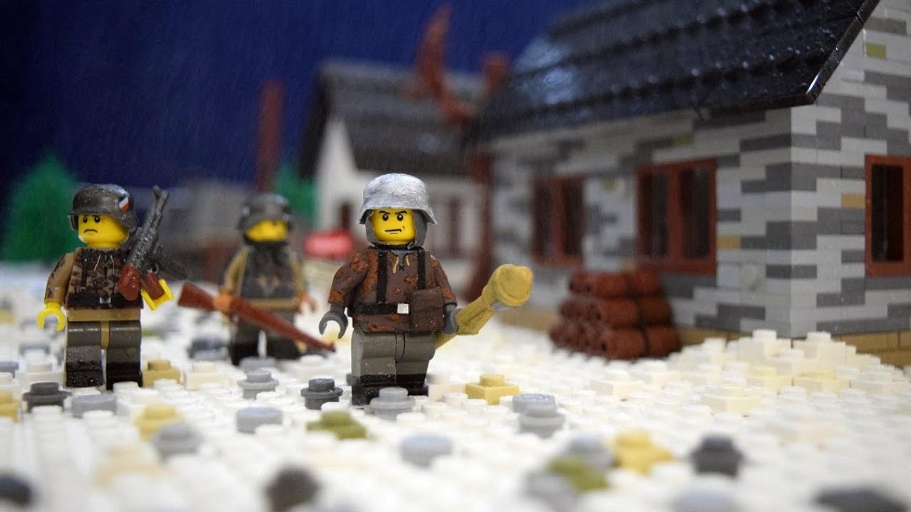 Lego WW2 Ardennes 1944 Scene - Making Of | molegode | HD