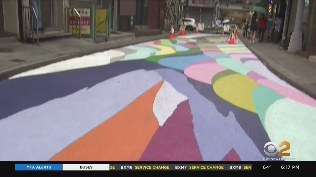 Chinatown's Historic Doyers Street Gets Vibrant Makeover