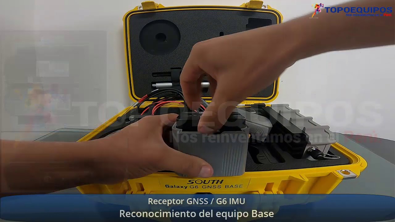 RECEPTOR GNSS - SOUTH - G6 IMU - TUTORIAL 01/20 - RECONOCIMIENTO DEL EQUIPO BASE