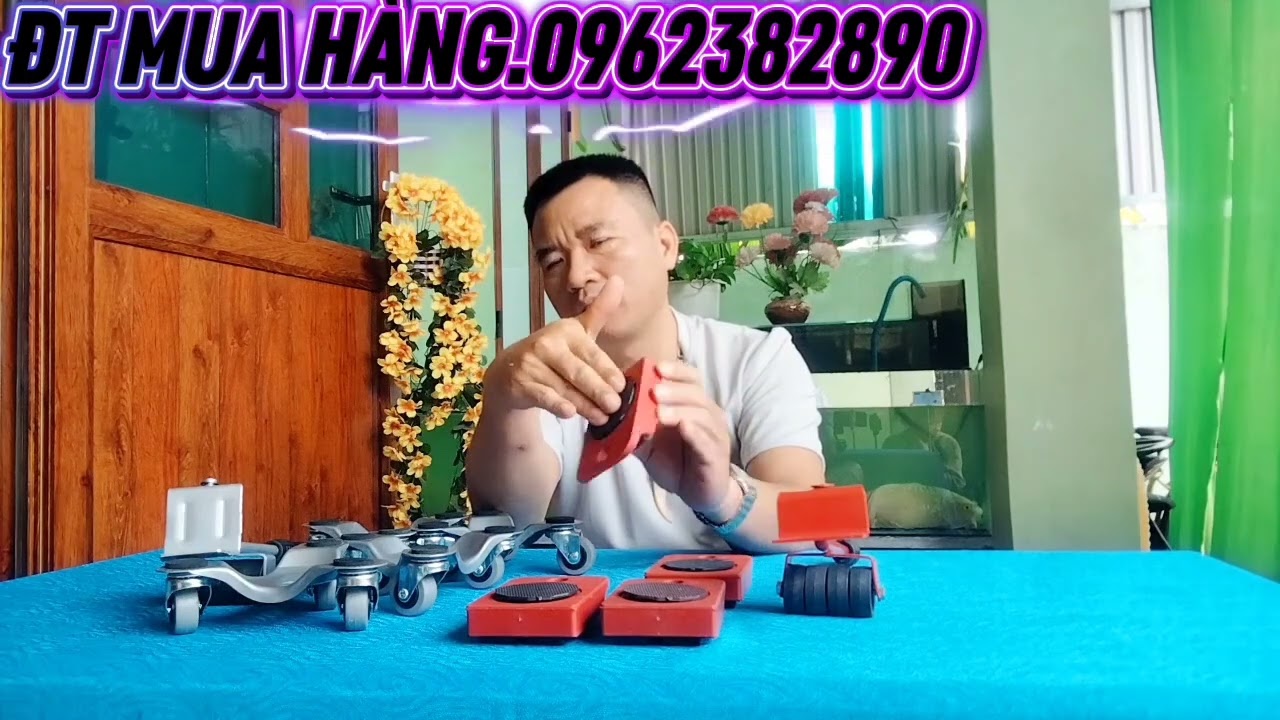 BỘ BÁNH XE CON LĂN NÂNG DI CHUYỂN MỌI ĐỒ VẬT NẶNG THÔNG MINH 