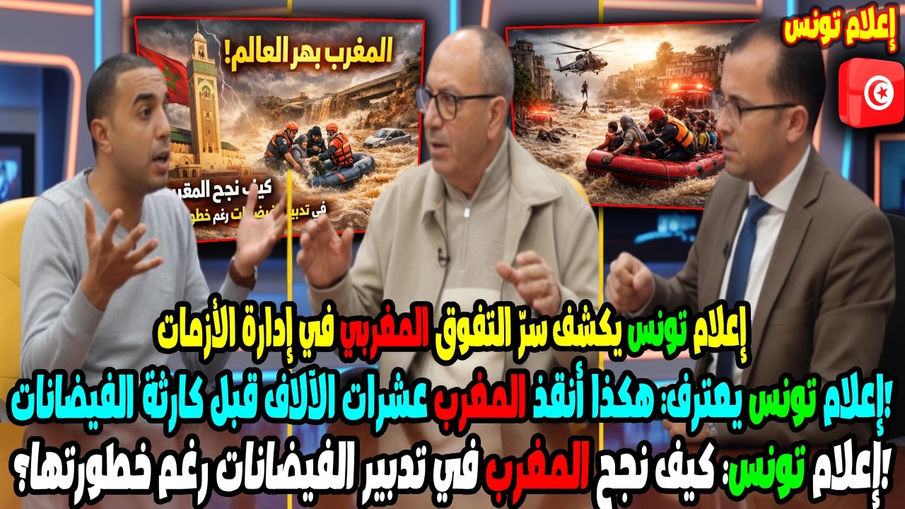 إعلام تونس يعترف بتدبير المغرب للفيضانات | استباق أنقذ الأرواح وفضح الفرق 🇲🇦