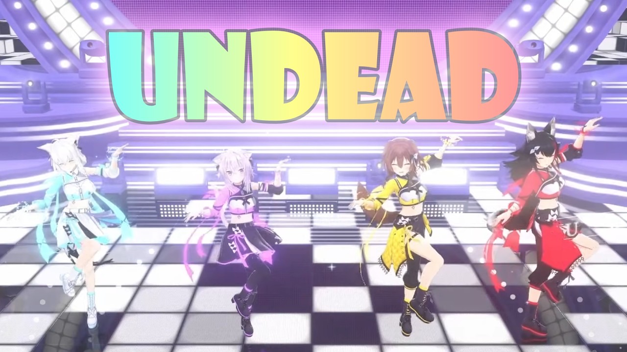 UNDEAD/猫又おかゆ 白上フブキ 大神ミオ 戌神ころね【#猫又おかゆ生誕祭2026 】3DLive切り抜き動画2026/02/22#ホロライブ