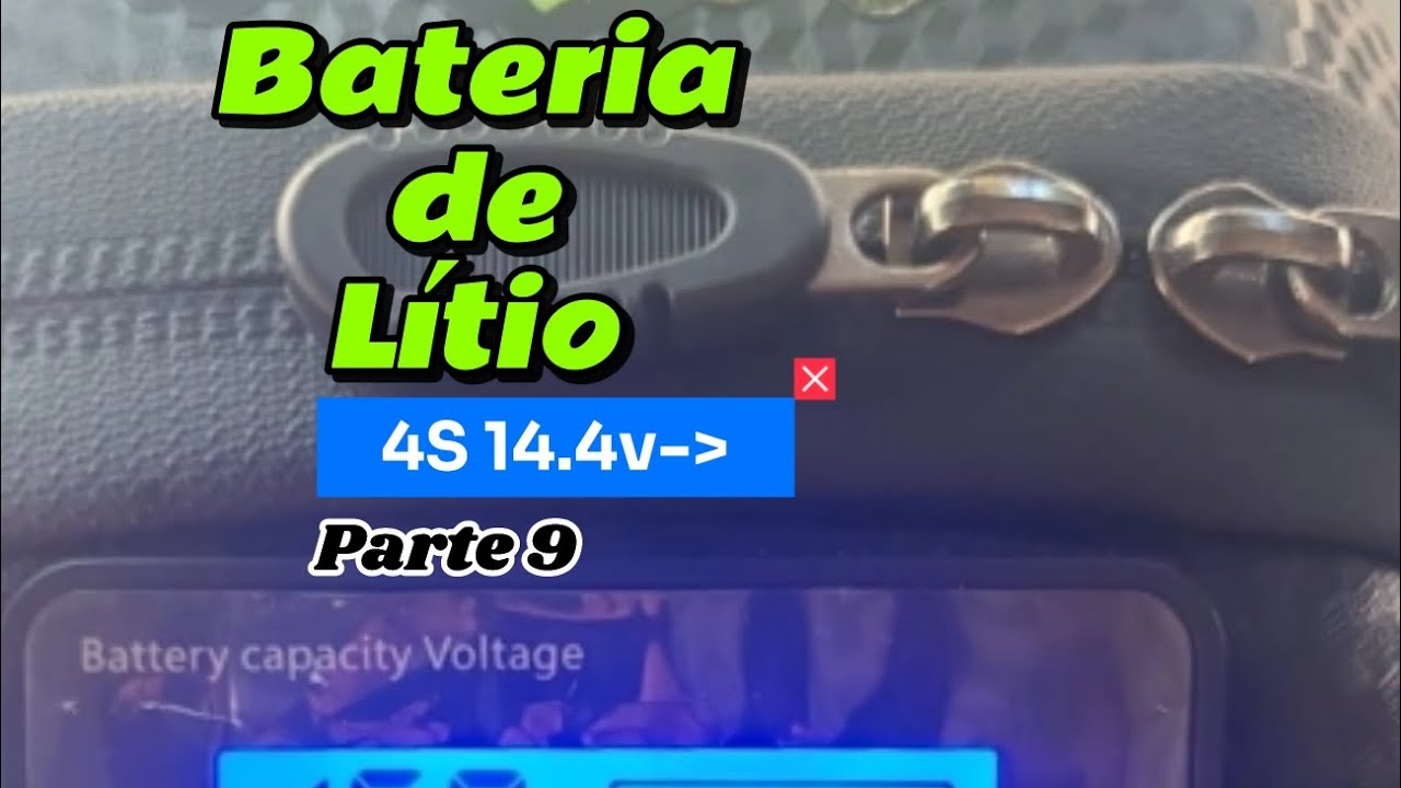 Mini projeto Bateria de lítio 4S 14.4v Part 9