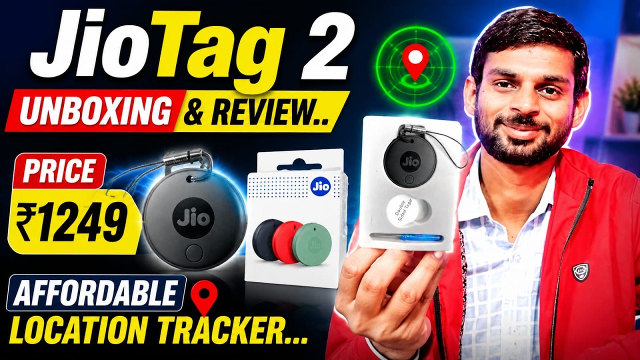 Jio Tag 2 Unboxing & Jio Tag 2 All feature| How to find your lost Devices 