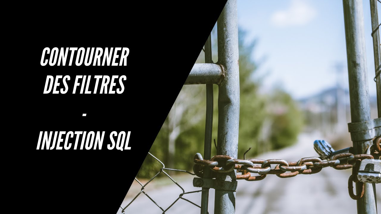Injection SQL niveau avancé - Contourner un pare-feu applicatif
