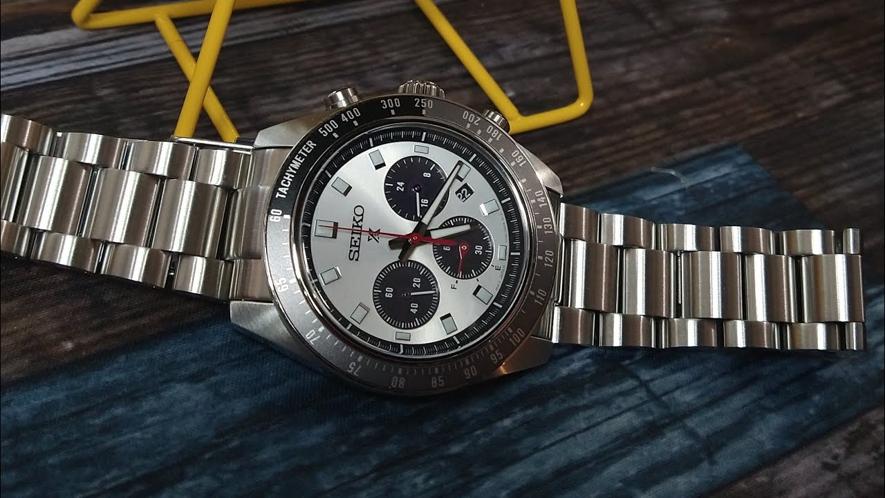 Seiko Prospex SSC911 Speedtimer Solar Chronograph 41 мм серый