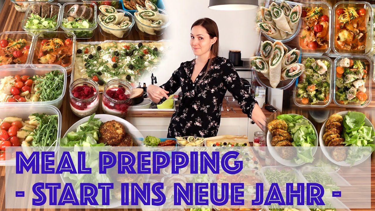 Meal Prepping für 4 Tage - Frisch ins neue Jahr!