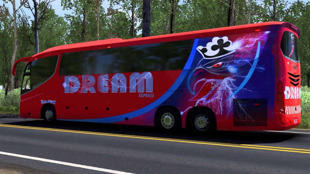 Trailing Dreamline Bus Nairobi/Nakuru Highways /bus mod ets2 2022