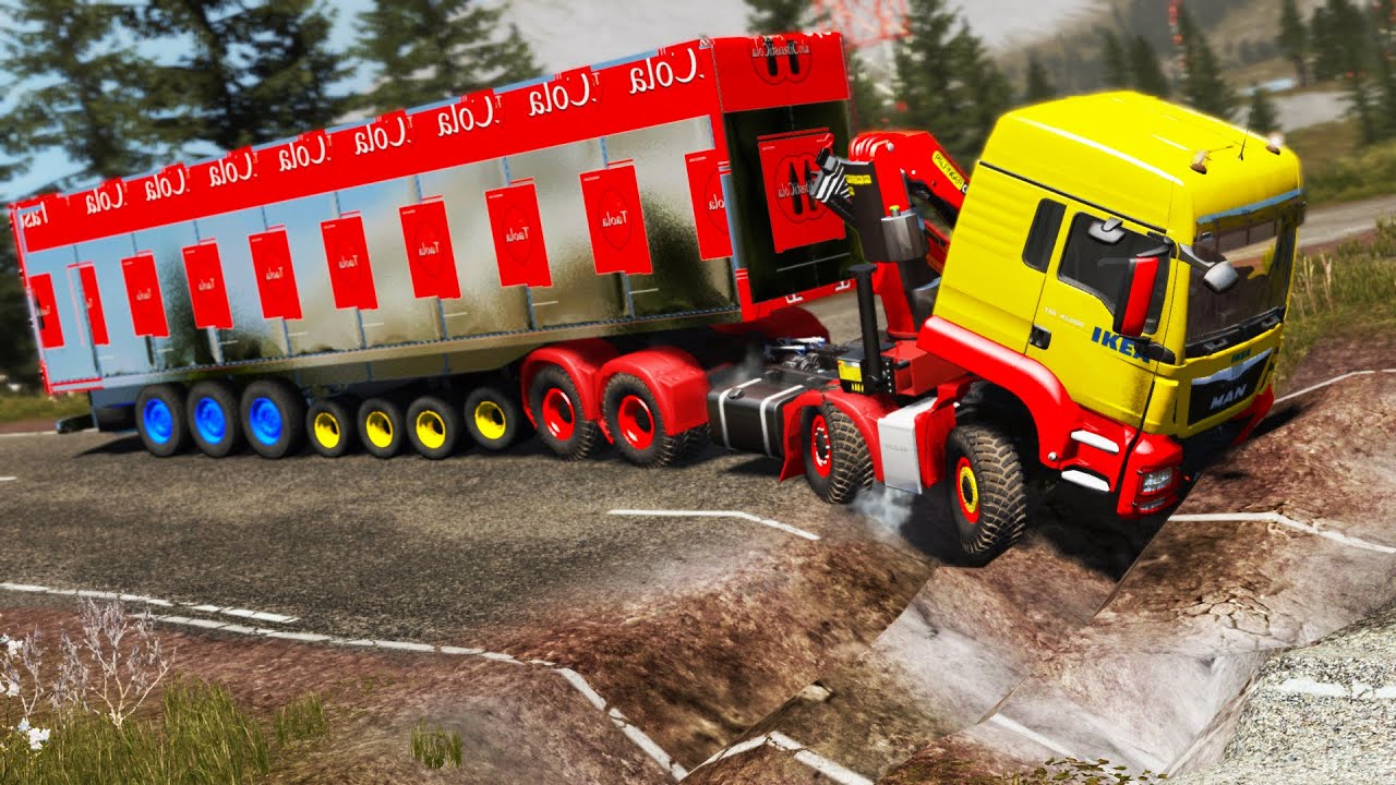 Trucks vs Potholes #31 | BeamNG.DRIVE