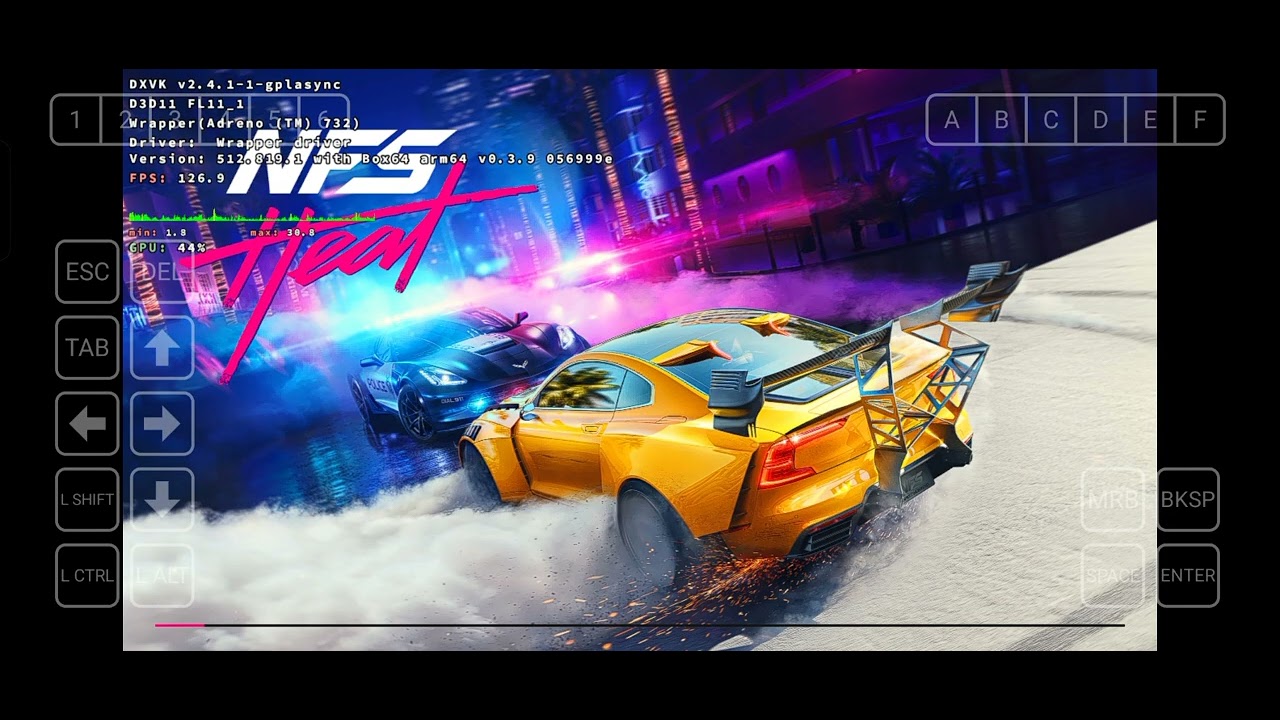 Need For Speed Heat | Winlator Ludashi Bionic 2.7.4 | Realme GT 6T | 7+gen 3 