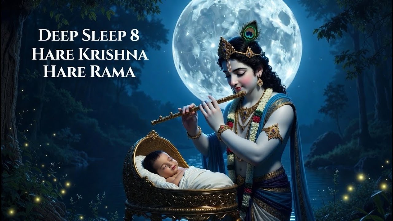 You Will Sleep Peacefully in Lord Krishna’s Gentle Presence | Soulful & Slow Hare Krishna Chanting