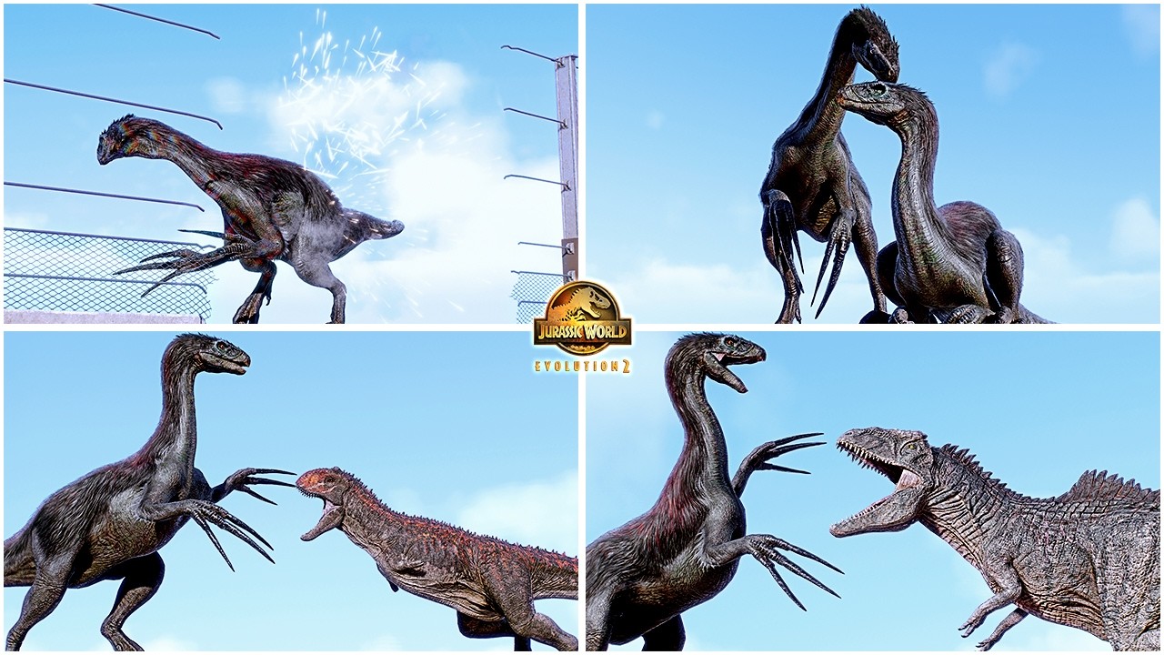 Therizinosaurus All Perfect Animations & Interactions 🦖 Jurassic World Evolution 2 Dominion DLC Pack