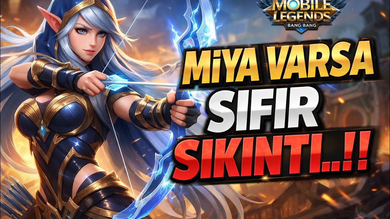 MIYA MANYAK + GAMEPLAY + MOBILE LEGENDS @mobilelegendstr @MobileLegends5v5MOBA 