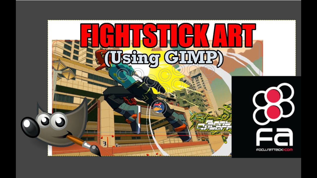 How to Make/Print Fightstick Art (using GIMP [2.0] & FocusAttack)