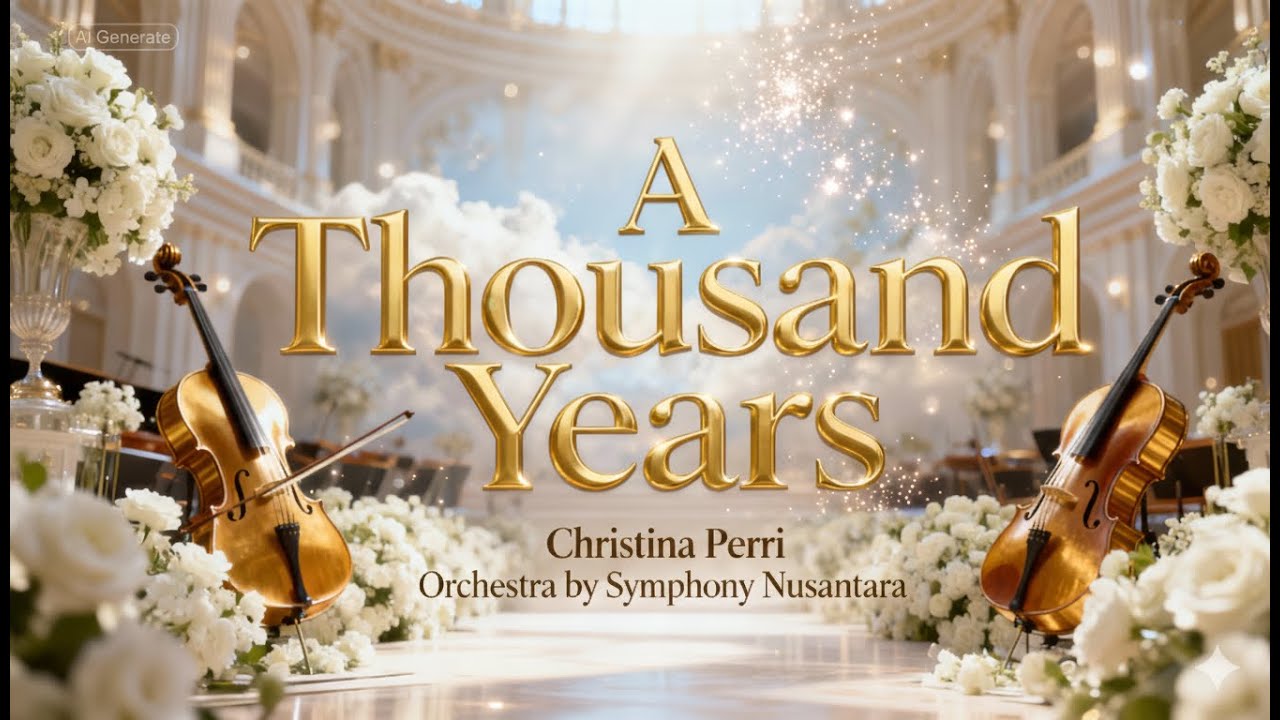 A THOUSAND YEARS - Christina Perri (Orchestral Version) by Symphony Nusantara [Official Audio]