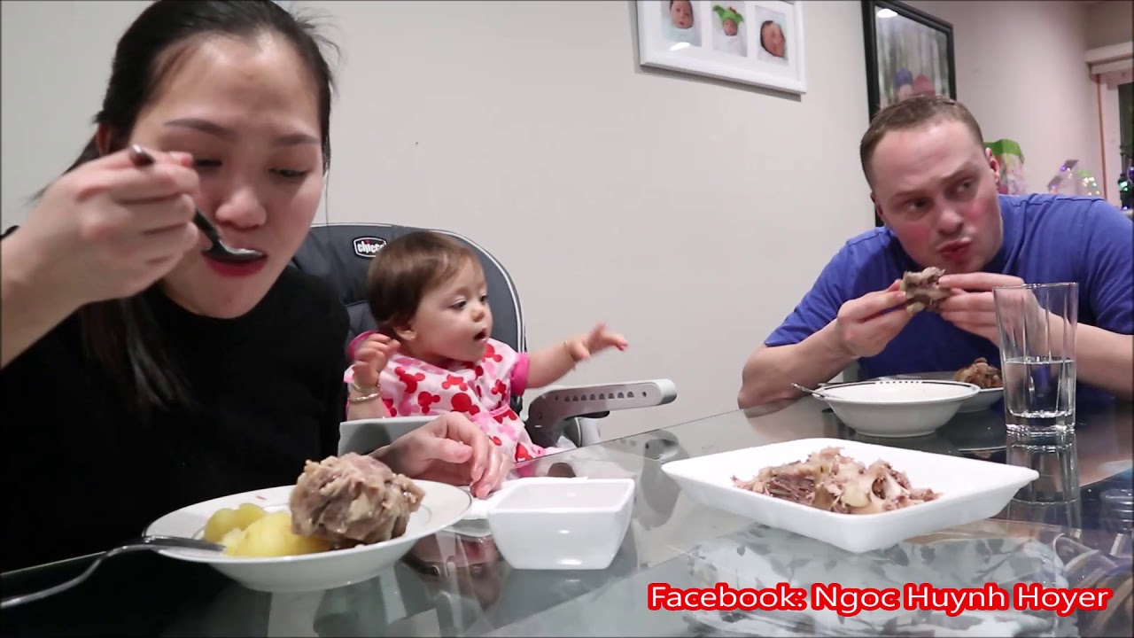 Vlog 407 ll Chồng Mỹ Lần Đầu Ăn Đuôi Bò Hầm Kiểu Pháp