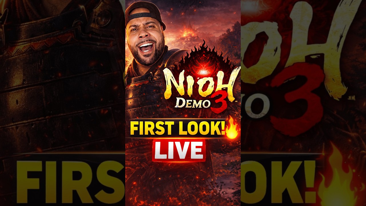 ⚔️Nioh 3 Demo Day 2 LIVE | Boss Fights, Builds & First Time Gameplay