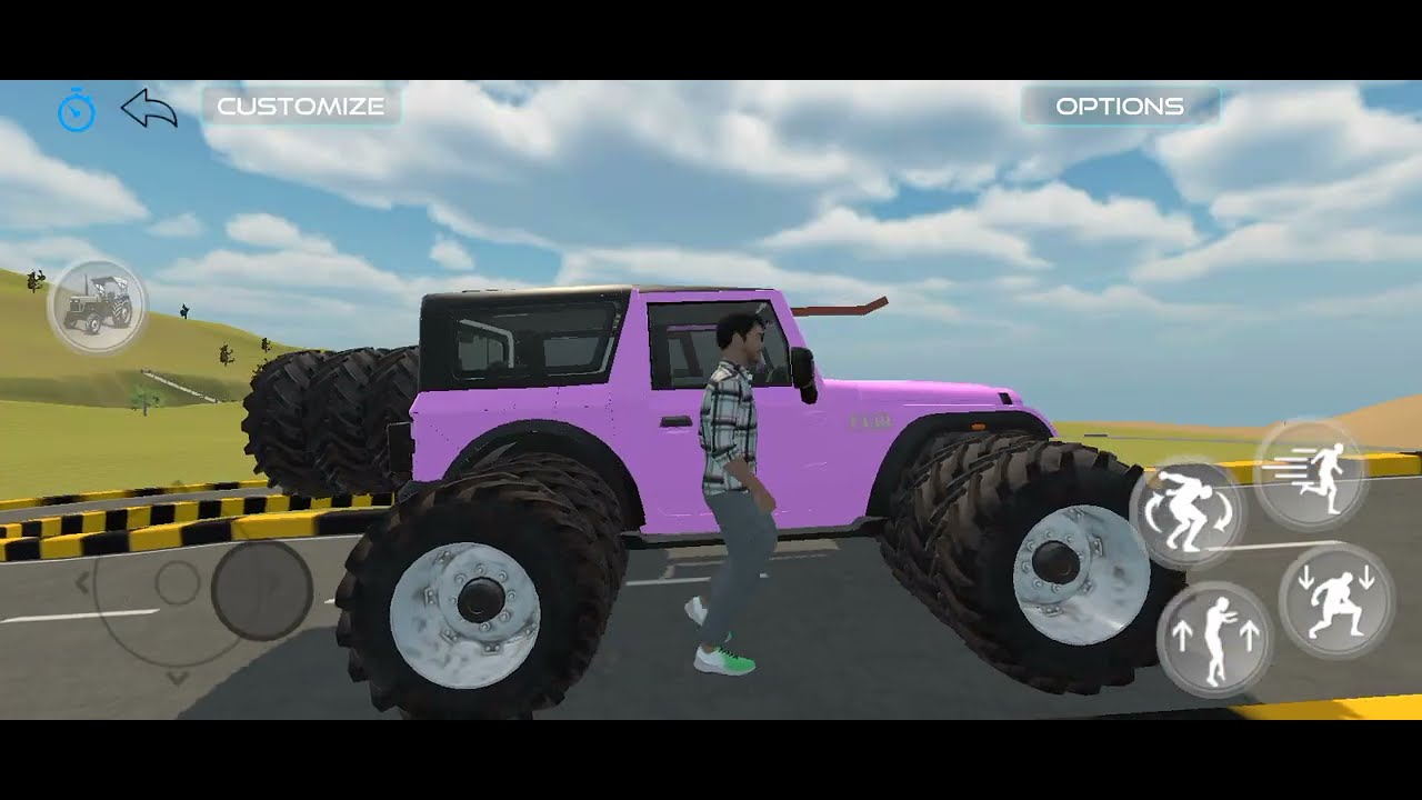 How to drive a 12 wheeled Mahindra car to top // Car Games 🎮🎮
