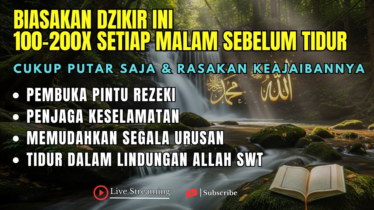 Dzikir Malam AL MATSURAT  Putar dan Rasakan Keajaiban setelah mendengarkannya By ALA AQEEL 2025