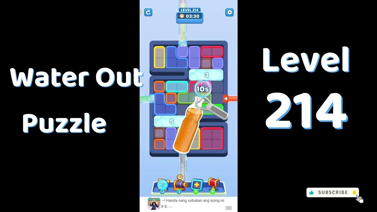 Water Out Puzzle Level 214 Walkthrough 💧 | Step-by-Step Solution | SolutionGuruji