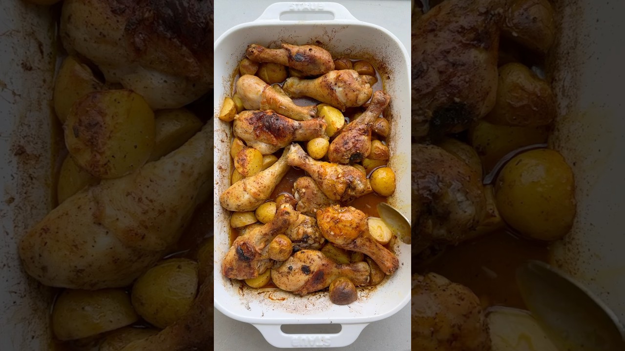 One Pan Chicken & Potatoes | FeelGoodFoodie