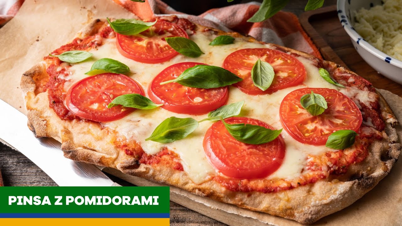 Szybka pinsa z pomidorami 🤩 | szybki i prosty przepis 👌 | KUCHNIA PEŁNA SMAKU 🍴