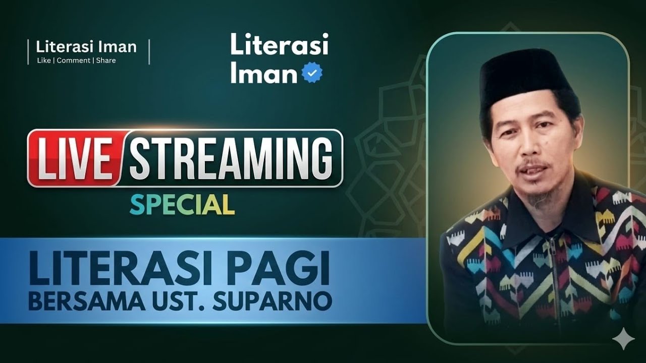 Live Stream | Literasi Pagi 9 Maret 2026