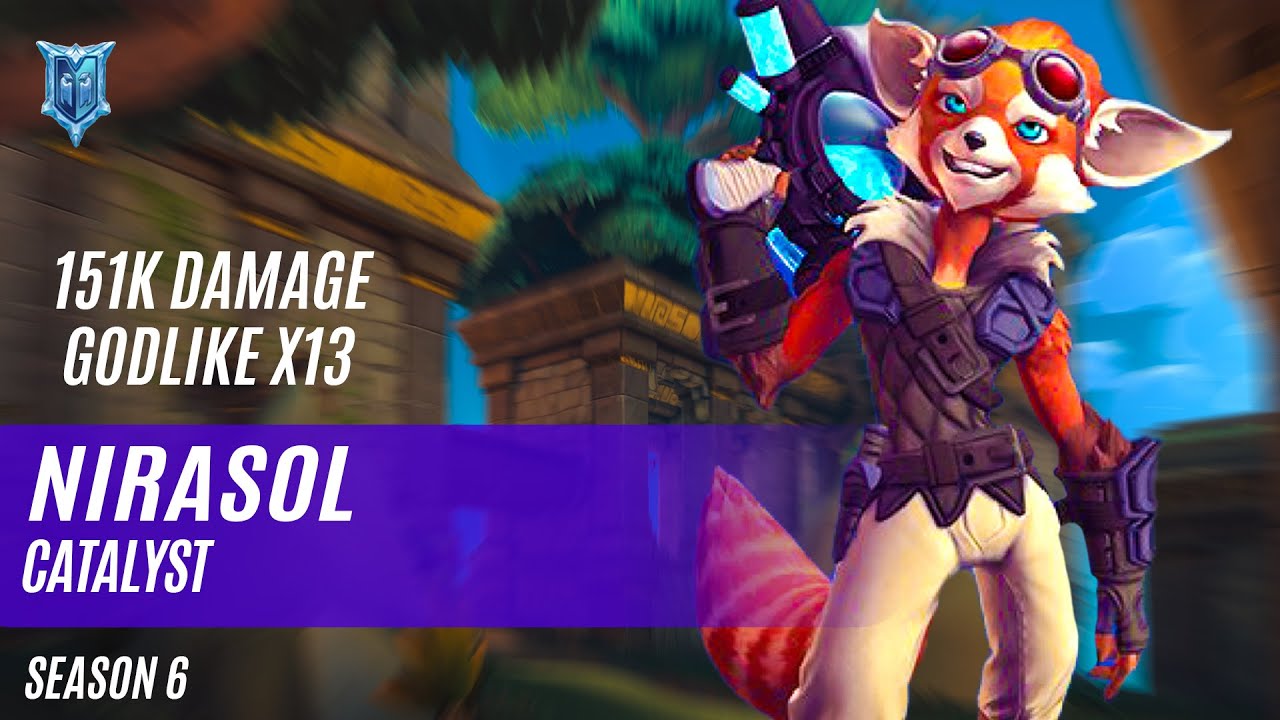 151K DAMAGE GODLIKE X13 NIRASOL PIP PALADINS COMPETITIVE (SEASON 6) CATALYST