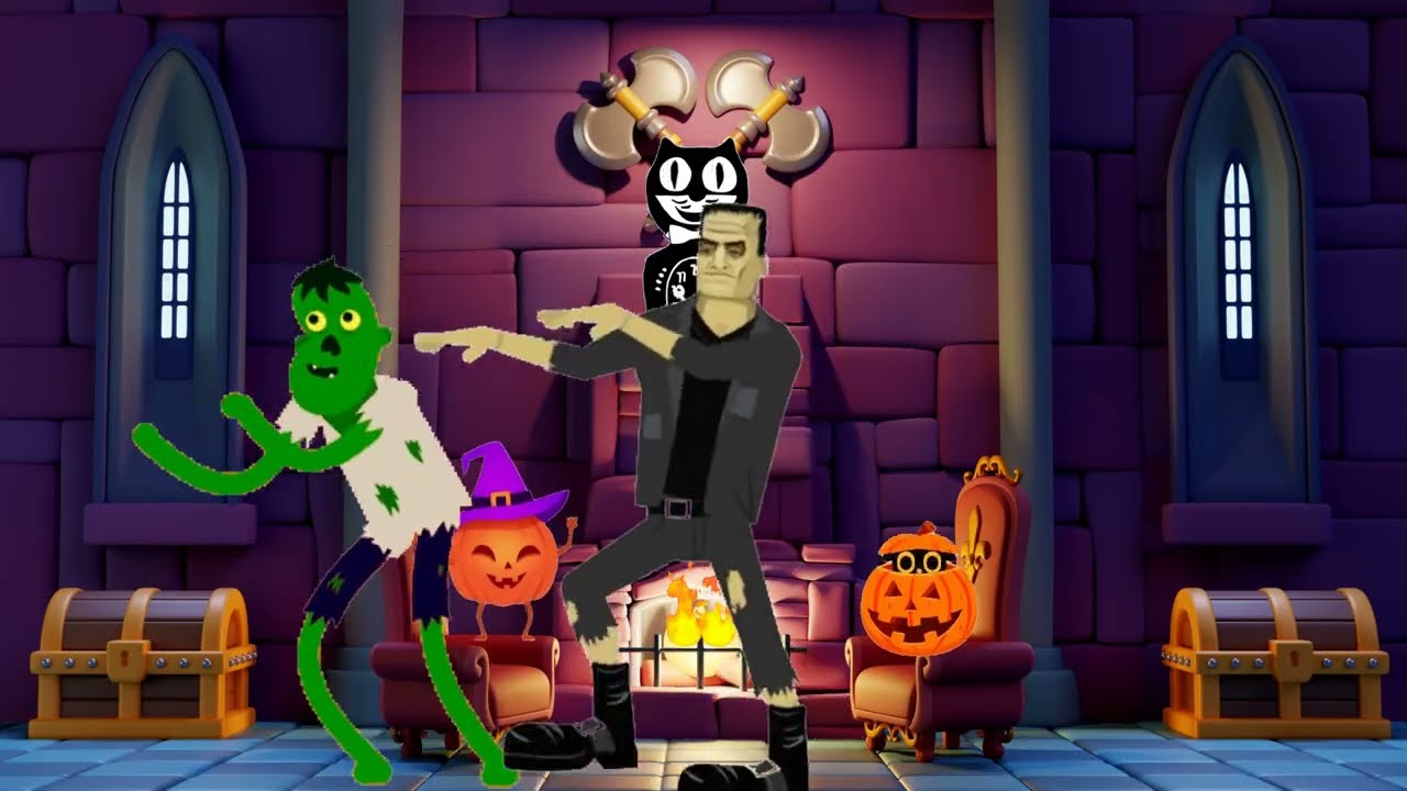 Hickory Dickory Dock Halloween Song #nurseryrhymes #hlloween #kids #baby #kidssong #hickory