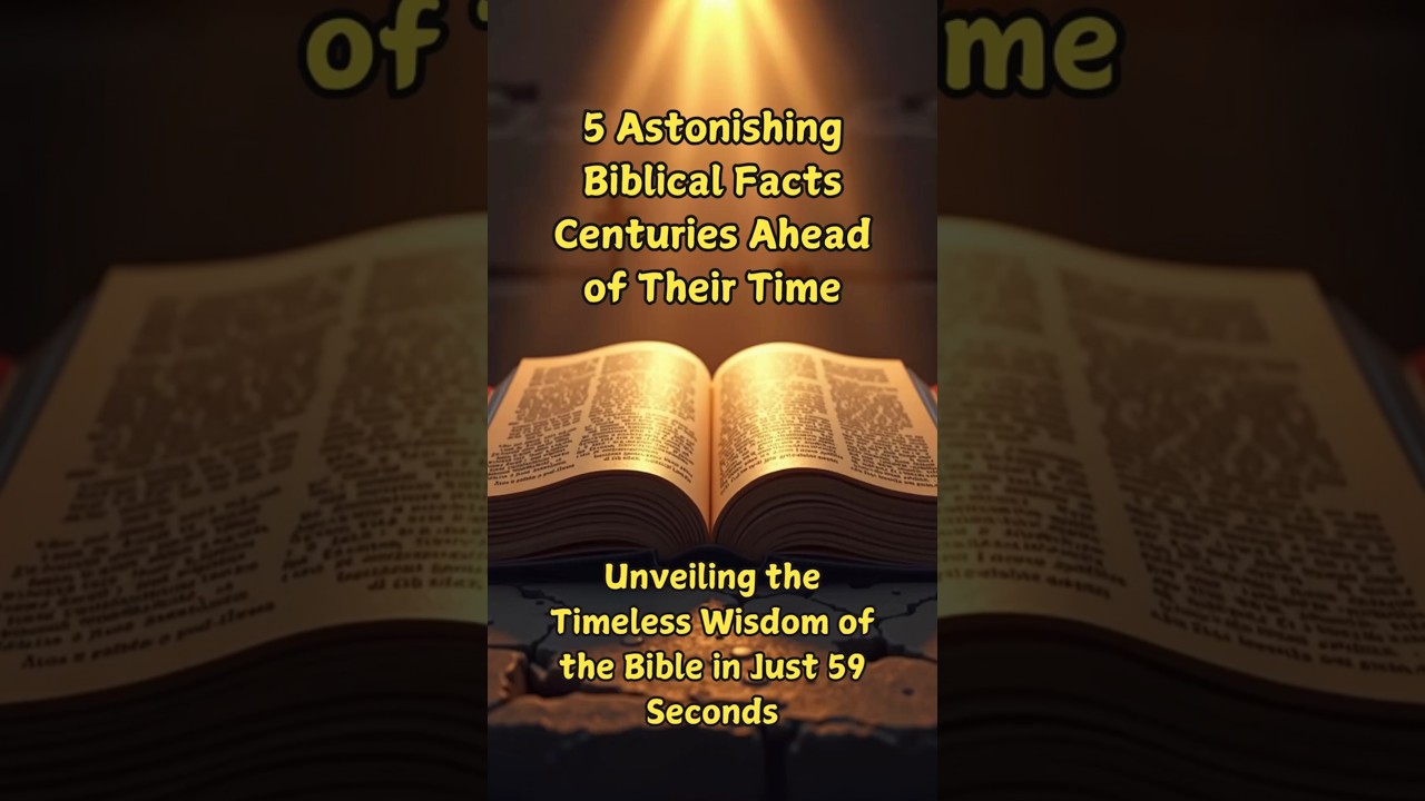 5 Mind-Blowing Scientific Facts Hidden in the Bible | Ancient Wisdom