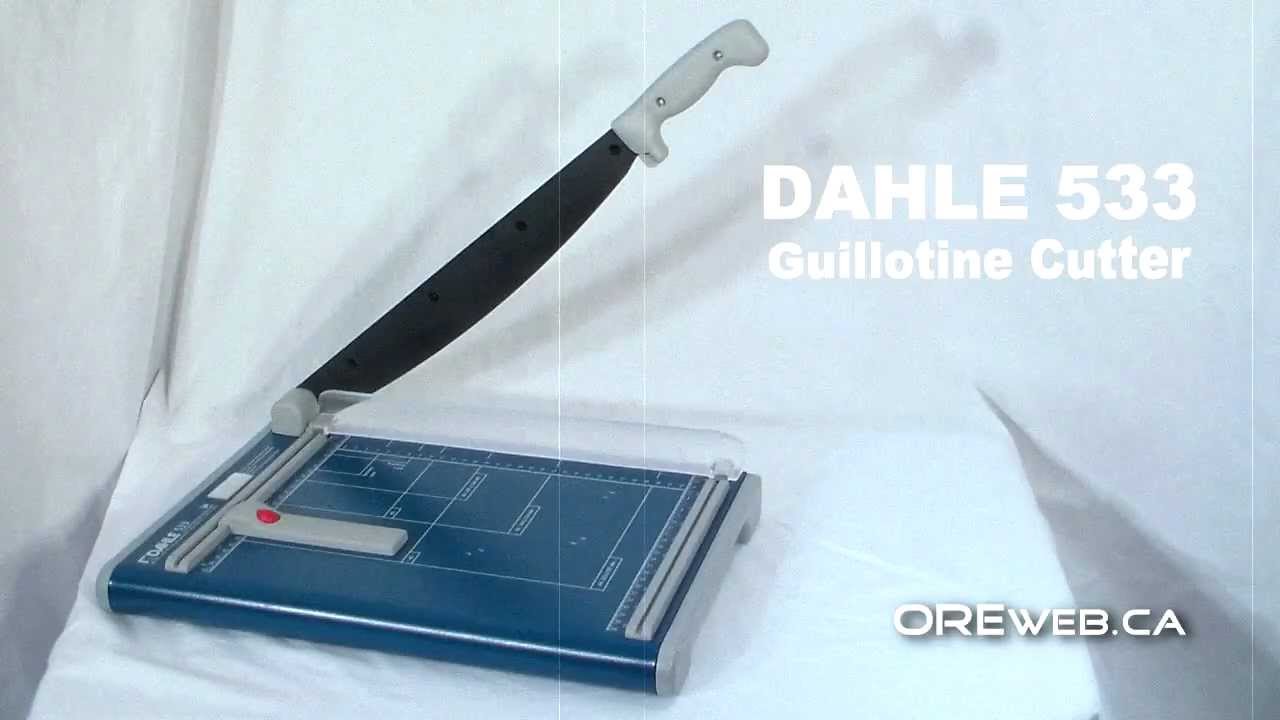 Paper Trimmer and Cutter - Dahle 533 Guillotine