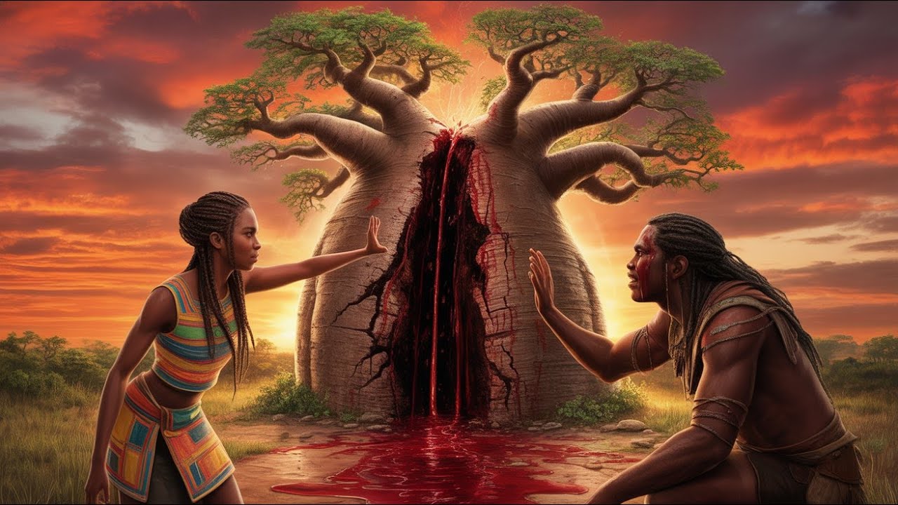 La Mal&eacute;diction du Baobab &ndash; Conte Mystique d&rsquo;Afrique &ndash; L&eacute;gende & Folklore Africain