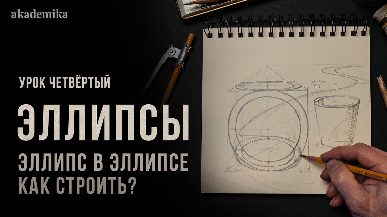 «КАК СТРОИТЬ ЭЛЛИПС В ЭЛЛИПСЕ?» Цикл уроков от Дениса Чернова | Урок №4 | Онлайн-школа Akademika