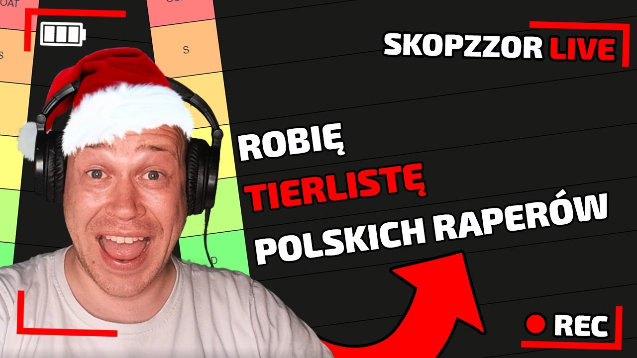 🔴KIJ W MROWISKO🔴MOJA TIERLISTA POLSKICH RAPERÓW (i kilku nie-raperów)🪜SkopzzoR klasyfikacja