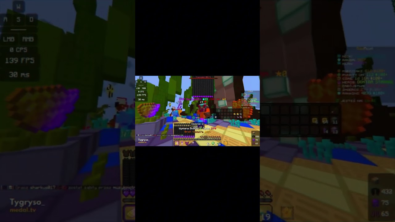 IP:BAGMC.PL M&Oacute;J NICK: TYGRYSDZIK223 #shorts #feather #bagmc #centrumpvp #minecraft #gaming