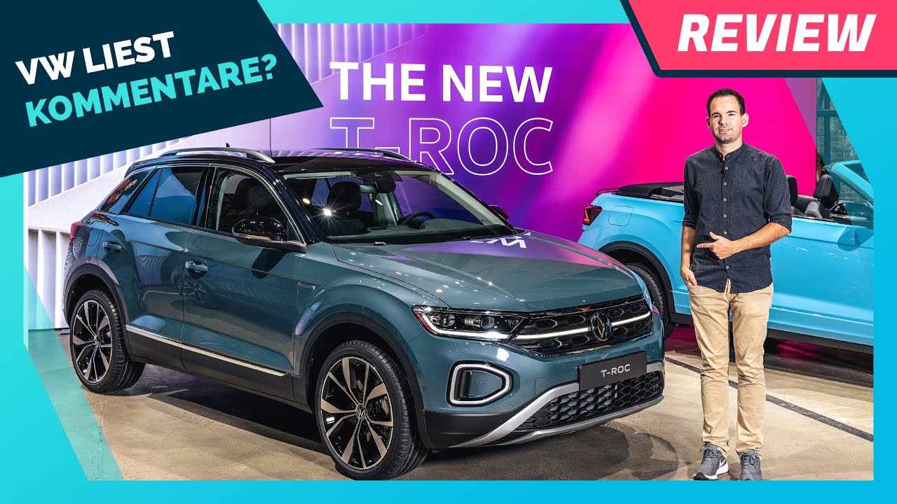 VW T-Roc 2021 Facelift: Jetzt besser & hochwertiger als der Golf? Sitzprobe & Review