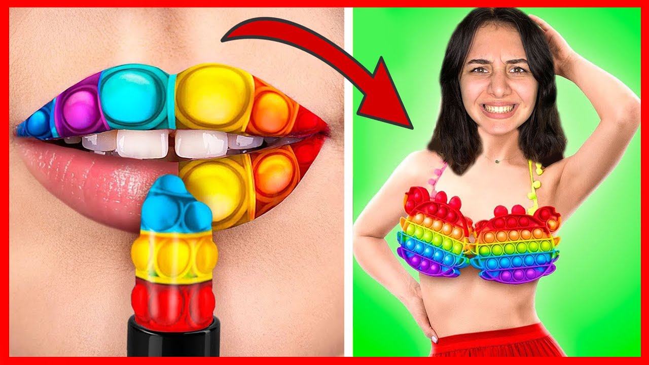 POP IT GÜZELLİK MEYDAN OKUMASI TİKTOK GÜZELLİK HİLELERİ BEAUTY LIFE HACKS BUSE ÖZDİL