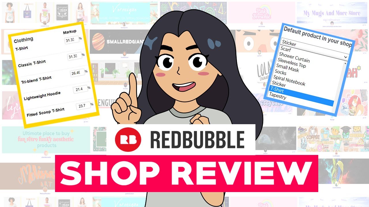 3 TIPS TO IMPROVE YOUR REDBUBBLE SHOP