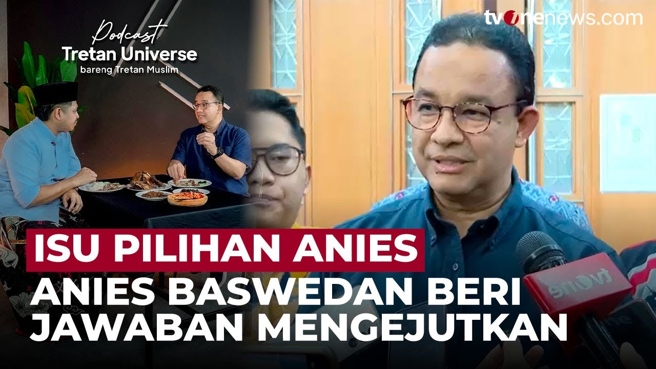 Pilih Didampingi Gibran atau Cak Imin Jika Maju Pilpres 2029? Begini Kata Anies | OneNews Update